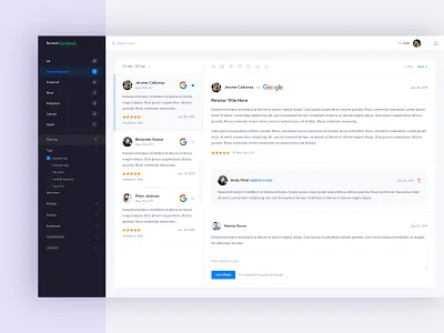 Reviews Dashboard chat ui chatting dashboard dashboard design dashboard template dashboard ui message message board review dashboard reviews ui ui ux ux