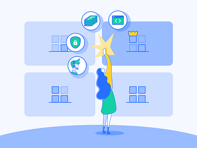 Pricing illustration features flat design illustration pricing pricing plans pricingpage vector