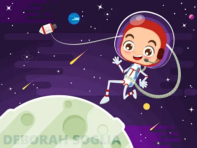 First man anniversary apollo 11 astrology astronaut comet discovery earth first man galaxy moon planet rocketboy science space spaceman spaceship star technology travel vector