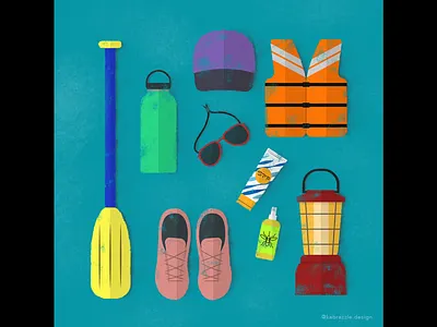 Whitewater Rafting Camping Trip camping digital art outdoors rafting whitewater rafting