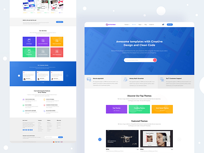 Electronthemes Official Site Redesign corporate agency illustration dribbble best shot google analytics statistics icon vector blockchain ios android interface landing page design minimal clean new trend popular trending graphics saas b2b wordpress shopify ui ux kit pricing web app typography website homepage blog