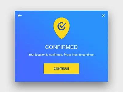 Location Confirmation aplusdesign.co confirmation daily 100 challenge daily ui daily ui challange dailyui location ui ui design ui design challenge ui designer ui designers
