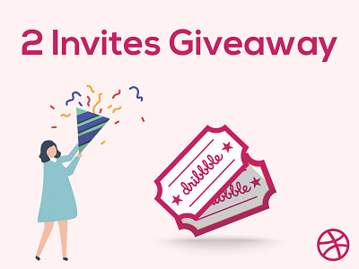 Dribbble Invite aftereffects app design dribbble giveaways illustraion invite