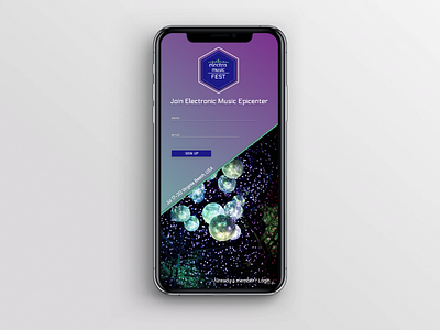 Sign Up Screen Mockup for Dayli UI challenge dailyui design mobile app design ui