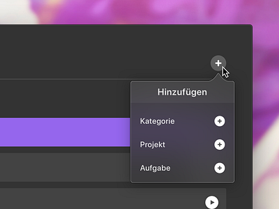 Mac OS X - Popover Menu (Test) app concept desktop flat mac os x menu navigation popout popover ui ux