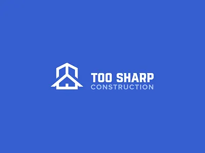 Too Sharp Brand Identity brand identity branding construction company construction logo construction website design general contractor logo logodesign logotype mark