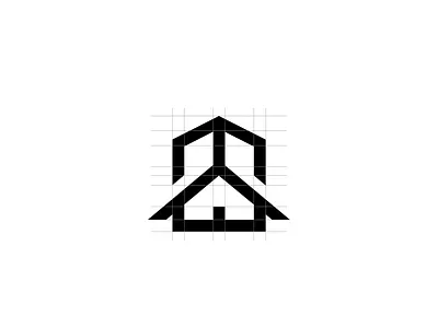 Too Sharp Brand Mark brand identity branding construction company construction logo design general contractor logo logodesign logotype mark