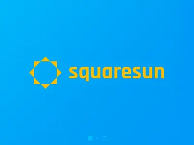 Squaresun | Logotype Idea blue brand branding identity logo logo a day logo design logo design concept logo idea logo inspirations logo mark logo sale logos logotype mark smart logo smart logos square sun yellow