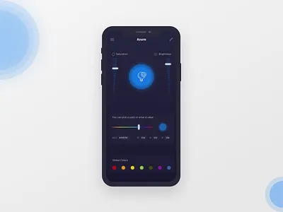 Main Control For AI Light app design icon minimal ui ux