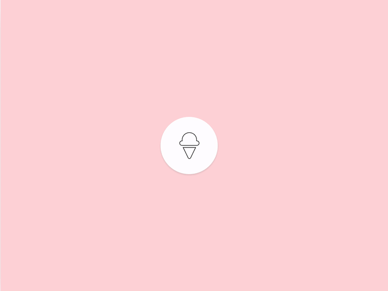 Like-cream Button 21daysofixd animation icecream invisionstudio like like button