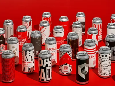 Steel & Oak Small Batch Cans beer branding beer can beer label beer packaging branding design graphic design illustration packagedesign packaging packaging design packagingpro pattern patterns typography