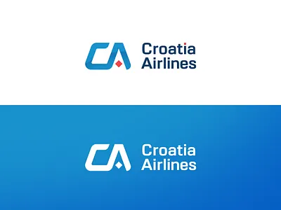Croatia Airlines redesign concept adobe brand brand identity branding design logo rebrand rebranding redesign typography vector