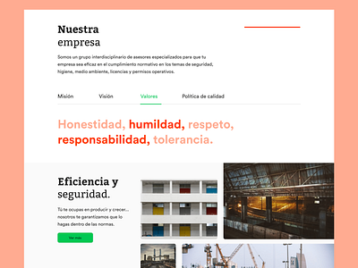 Sigaconsultores Min design landing page ui design
