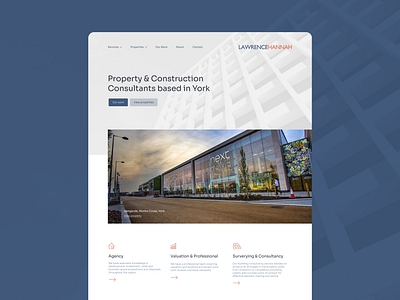 Lawrence Hannah digital property property website ui ux webflow website design