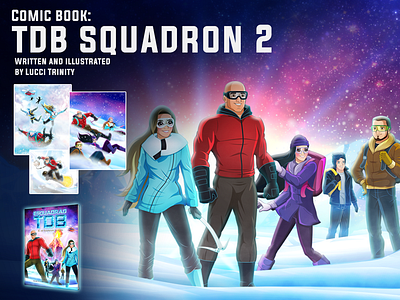 Comic book: T.D.B. Squadron 2 art comic book creative illustration ilustration squadron story