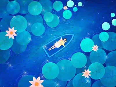 summer illustrations photoshop summer