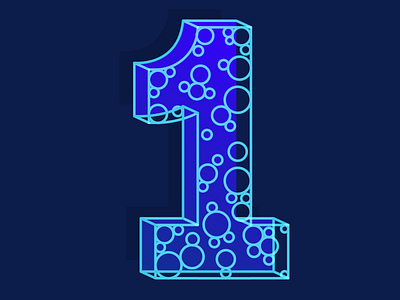 1 1 36daysoftype 36daysoftype 1 36daysoftype 1 36daysoftype01 bubbles design illustration letter lettering one typography