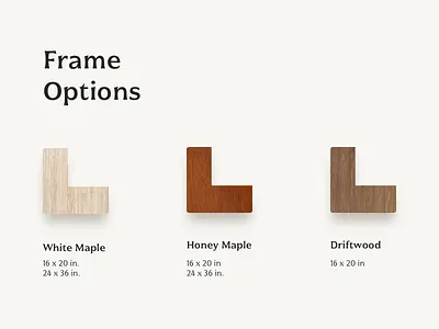 Frame Options branding design layout minimal typography ui website website design wood