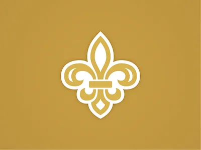 Fleur-de-lis Icon branding design fleur de lis icon logo