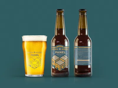 Panel craft beer concept beer branding beer label craftbeer labeldesign logotype packaging panel