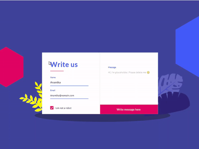 Contact us animation animations color concept contact contact form creative design art form design interaction interactions motion ui ui animation uiux ux ux design ux ui design web