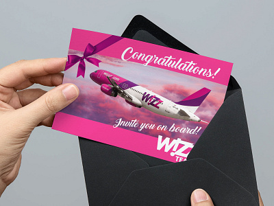 Giftcard for Wizzair Team Gift giftcard leaflet