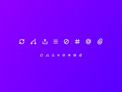 Line Icons icon icon design icon set iconography icons line icons stackla ui
