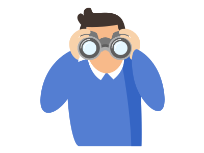 Binoculars Searching binoculars design examine illustraion searching sketch