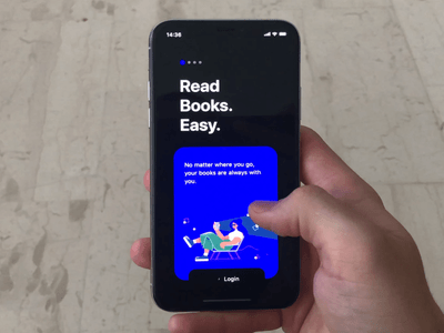 Live Preview - Onboarding Animation agency animation app business card card design elegant etheric flutter framer gif illustration interface ios13 minimal mobile modern onboarding ui ux