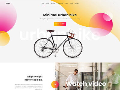 Eno Product Page agency creative design gallery modern parallax photo photographer photography photography theme portfolio responsive webdesign webdevelopment wordpress