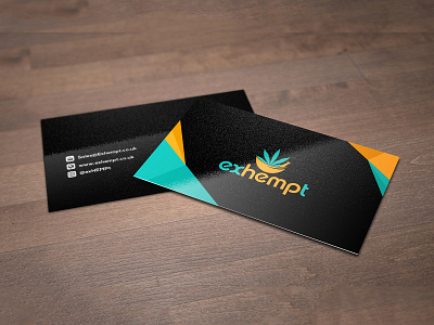 Exhempt Business Card Design advertisement business card business card design business card template business cards card card design design logo