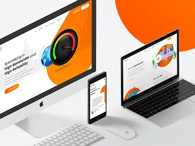 HiPoint Connect Website Redesign branding broadband clean colorful design innovative internet service internet service provider isp provider landing page minimal redesign responsive responsive web design ux website