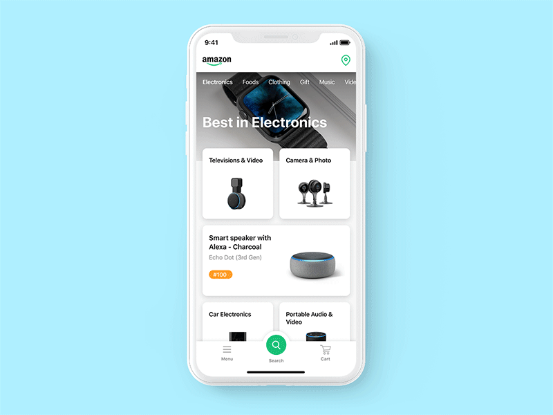 Amazon App Redesign Concept & Light Dark Mode amazon concept app concept app design concept dark app dark light dark mode dark theme dark ui design design idea illustration ui ui design uiconcept user experience user interface user interface design web design website design