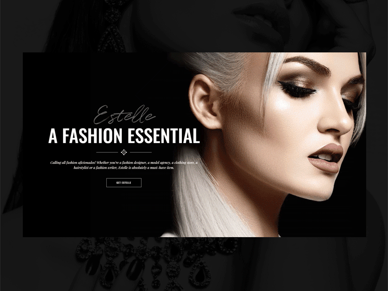 Estelle clothing ecommerce fashion fashion blog fashion brand fashion shop lifestyle model agency modeling style theme mockup wordpress