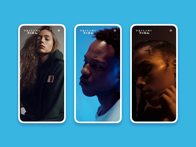 Origami Films | Professional Videography Portfolio branding clean design figma minimal ui videography web