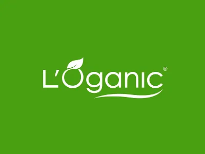 L'Oganic branding design eco health leaf logo logo design logotype natural organic simple logo spa