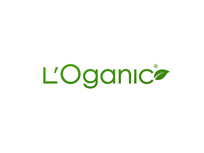 L'Oganic bio branding design design eco fashion brand flat design green health leaf logo logotype natural oil organic organic product simple logo spa symbol vector