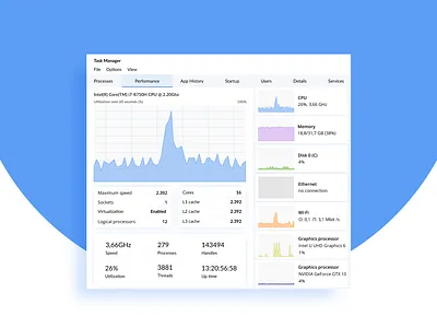 Windows Task Manager redesign task task manager ui