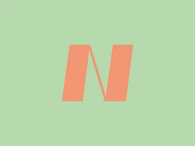 Day 14 - N branding design experiment letter n type typeandcolorchallenge typography vector