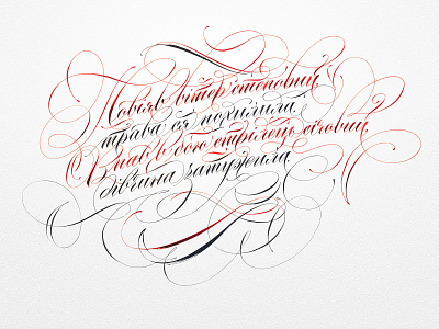 Повіяв вітер степовий calligraphy copperplate copperplatecalligrahy handwriting lettering ukraine