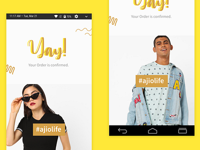Confirmed Ideation android confirm illustration mobile ui uiux