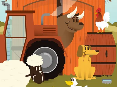 Selo 2.0 animal illustration dog illustration illustration illustration art vector