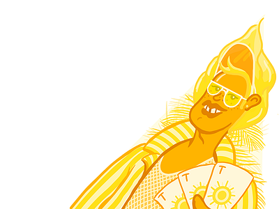 Yellow Sunshine character character concept character creation design digital painting illustration male character pride 2019 sunshine yellow