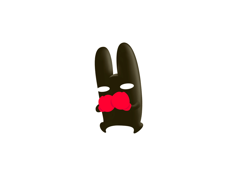 RabbitPoop-Boxing 2danimation rabbitpoop vector