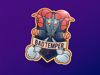 Bad Temper 2d illustration logo logo design sports sports logo vector