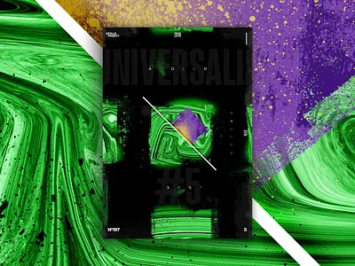 Universalis #5 Poster #197 challenge conception creation creativity design challenge design experiment digital art graphic design graphic designer inspiration photoshop poster poster art poster creation poster design process space speed art square the universe