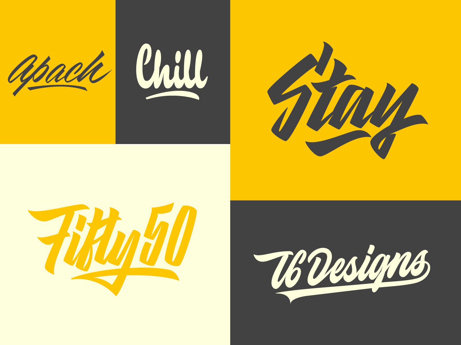 Some Lettering Logotypes by Yevdokimov on Dribbble