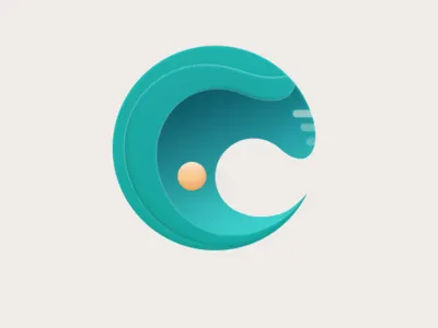 Sport blue icon logodesign orange ui uidesign