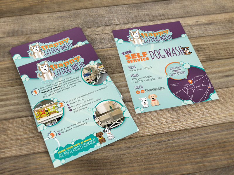 Example of Dog Wash Flyer Design