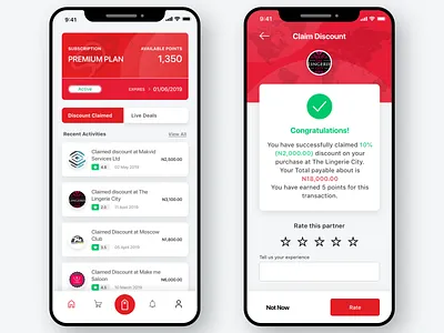 Discount Club Membership App Design dashboard deals design discount discount club ios mobile app mobile app design mobile ui ui ui ux